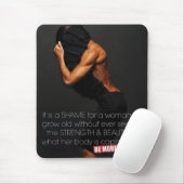 Motivationales Fitness Gym Mousepad (Mit Mouse)