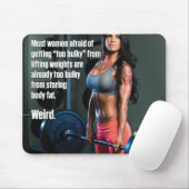 Motivationales Fitness Gym Mousepad (Mit Mouse)