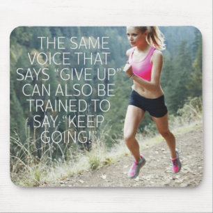 Motivationales Fitness Gym Mousepad