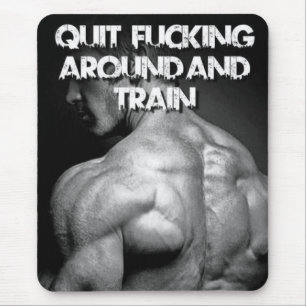 Motivationales Fitness Gym Mousepad