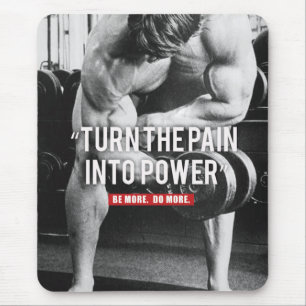 Motivationales Fitness Gym Mousepad