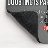 Motivationales Fitness Gym Mousepad (Ecke)