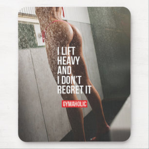 Motivationales Fitness Gym Mousepad