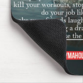 Motivationales Fitness Gym Mousepad (Ecke)