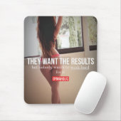 Motivationales Fitness Gym Mousepad (Mit Mouse)