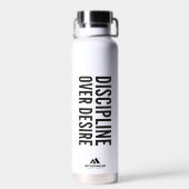 MOTIVATIONALISM© Discipline Over Desire_ Trinkflasche (Rückseite)