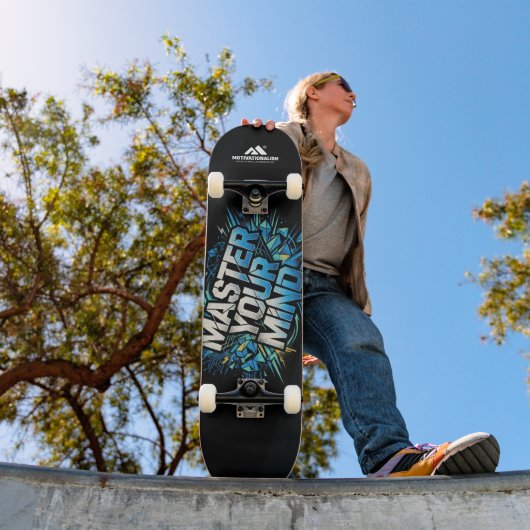 MOTIVATIONALISM© Master Your Mind_ Skateboard (Außenbereich 1)
