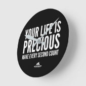 MOTIVATIONALISM© PRECIOUS_ RUNDE WANDUHR (Winkel)