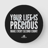 MOTIVATIONALISM© PRECIOUS_ RUNDE WANDUHR (Vorderseite)