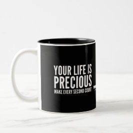 MOTIVATIONALISM© PRECIOUS_ ZWEIFARBIGE TASSE