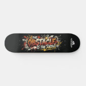 MOTIVATIONALISM© The Obstacle Is The Path_ Skateboard (Horizontal)