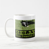 Motivationelles Relax Cat Me Time Fun Design Kaffeetasse (Links)