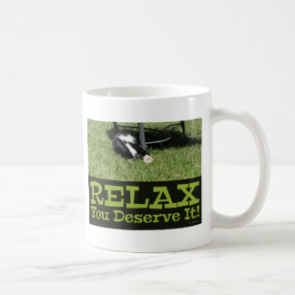 Motivationelles Relax Cat Me Time Fun Design Kaffeetasse