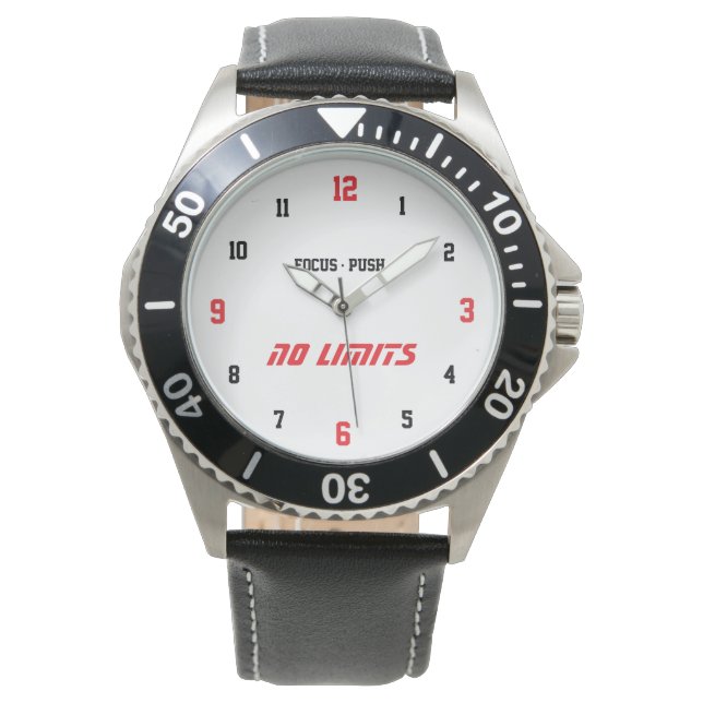 Motivations-Fitness Armbanduhr (Vorderseite)