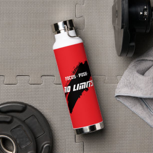 Motivations-Fitness Rot Trinkflasche