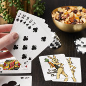 Motivations-Hasen-Spielkarten – „Ich kann es schaf Spielkarten (In Situ)