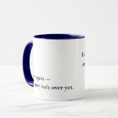 Motivations-Kaffeetasse – Scheitern ist vorübergeh Tasse (Vorderseite Links)