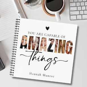 Motivations-Kalligrafie-Script-Typografie-Foto Notizblock