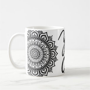 Motivations-Mandala 'Ja, du kannst es' Kunst-Tasse Kaffeetasse