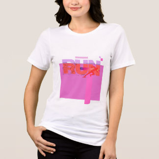 Motivations-T-Shirt 'Run Wild Girl' Tri-Blend Shirt