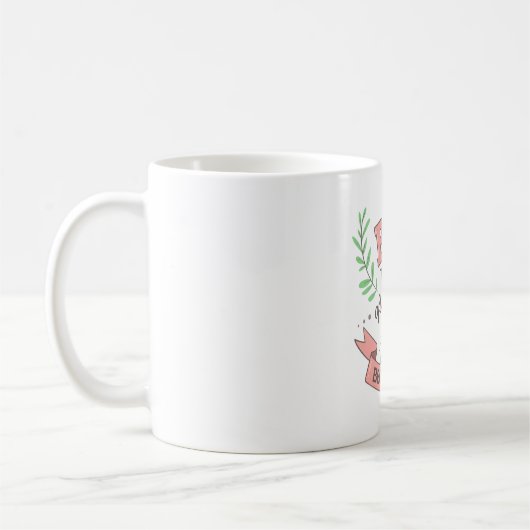 Motivations-Tasse mit Zitat Kaffeetasse (Links)