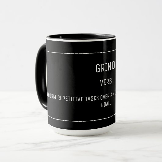 MOTIVATIONS-TASSE TASSE (Vorderseite Links)