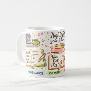 Motivations-Tassenbezug – Cozy Pastell-Verpackung Kaffeetasse