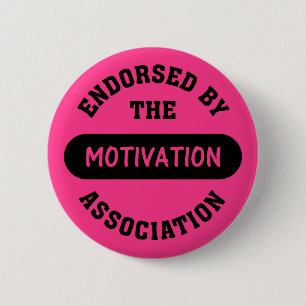 Motivations-Vereinigungs-Aufschrift Button
