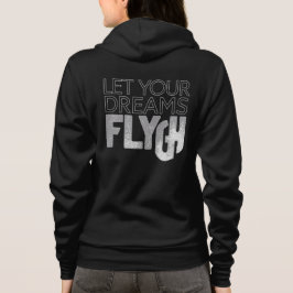 Motivations-Zitat-Reißverschluss-Hoodie für Frauen Hoodie