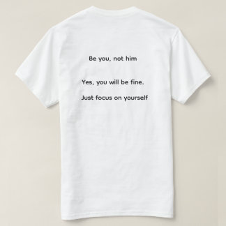 Motivations-Zitat-T-Shirt - Einzigartiges Welt-Des T-Shirt