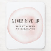Motivationsangebot für Aquarellpinken Mousepad (Vorne)