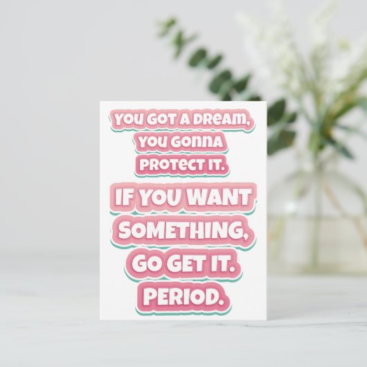 Motivationsangebot Postkarte (Stehend Vorderseite)