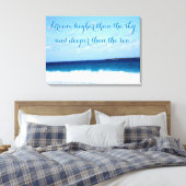 Motivationsangebot zum Ozean Leinwanddruck (Insitu (Schlafzimmer))