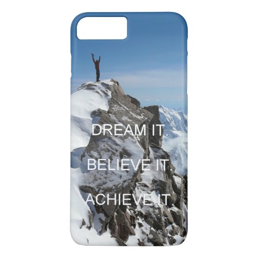 Motivationsansatz für Bergsteiger Case-Mate iPhone Hülle (Rückseite)