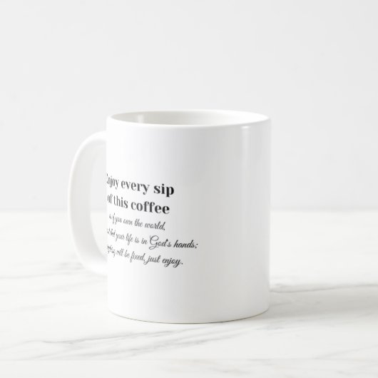 Motivationsansatz Kaffeetasse (Vorderseite Links)
