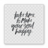 Motivationsaufkleber Aufkleber (Vorderseite)