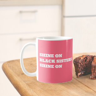 Motivationsbecher für afroamerikanische Frauen Kaffeetasse
