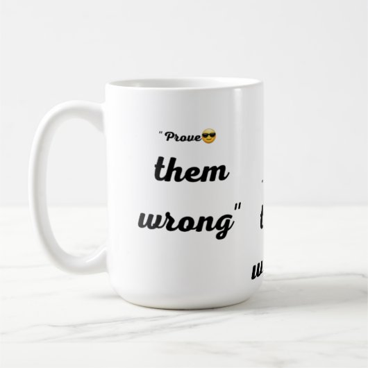 Motivationsbecher Kaffeetasse (Links)