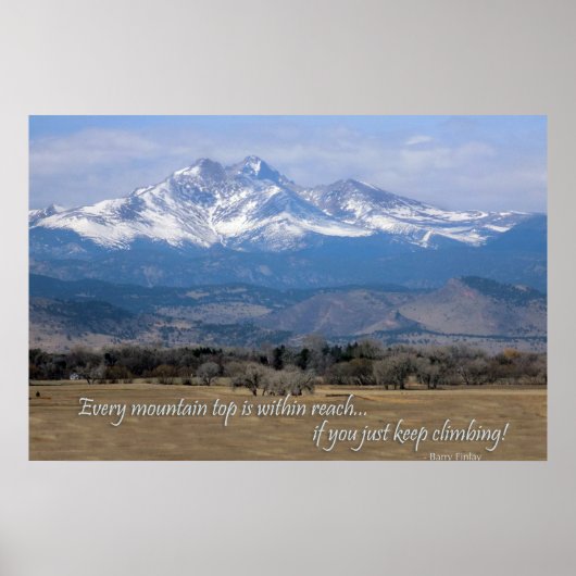 Motivationsberg Poster (Vorne)