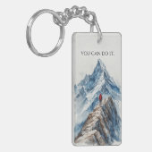 Motivationsberg Schlüsselanhänger (Vorderseite links)