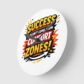 Motivationsdesign Runde Wanduhr (Winkel)