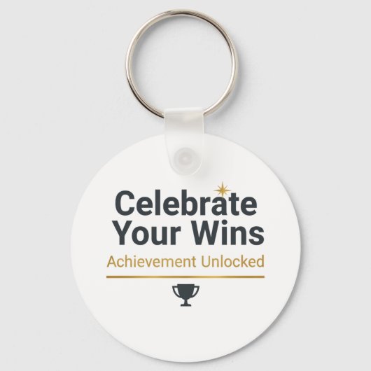 Motivationsgeschenk für den Erfolg Schlüsselanhänger (Vorderseite)