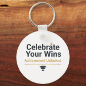 Motivationsgeschenk für den Erfolg Schlüsselanhänger (Vorderseite)