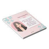 Motivationskarte Notizblock (angewinkelt)