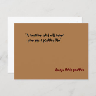 Motivationskarte Postkarte