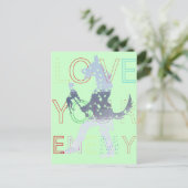 Motivationskartenfeind Postkarte (Stehend Vorderseite)