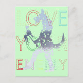 Motivationskartenfeind Postkarte (Vorderseite)