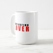 Motivationsliebhaber Kaffeetasse (Vorderseite Links)