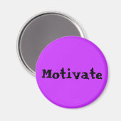 Motivationsmagnet Magnet (Vorderseite/Rückseite)