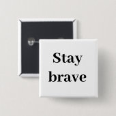 Motivationsnadel für Jacken oder Taschen Button (Vorne & Hinten)